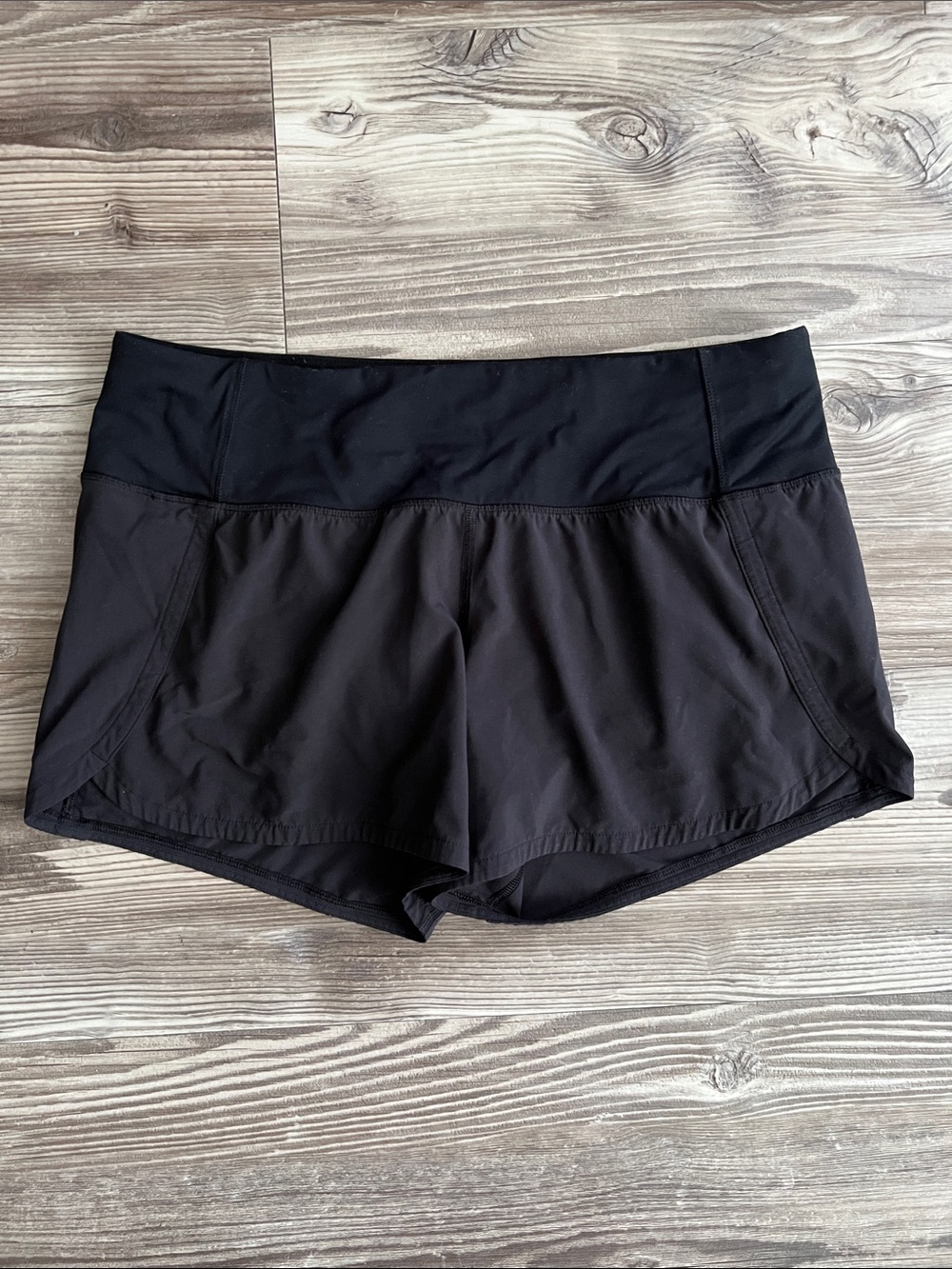 Lululemon Run Times Short II *4" Black (First Release) Athletic Running Shorts
